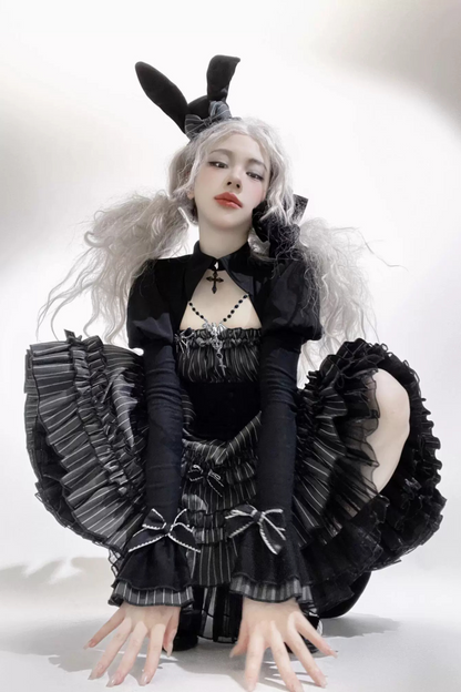 Rabbit Duke Gothic Lolita Dress + Bunny Ear Hat