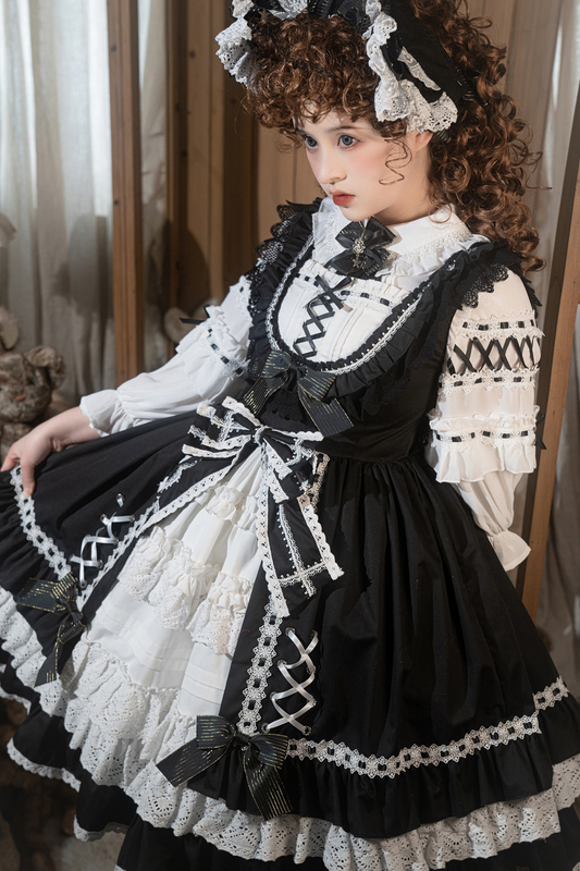 Chic ribbon doll Lolita dress