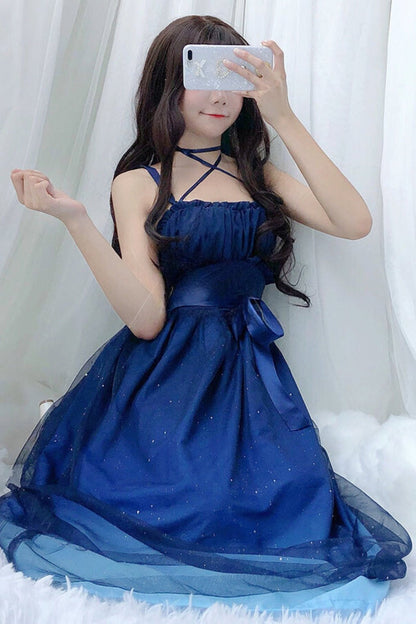 Fairy Lolita Starry Sky Dress Setup