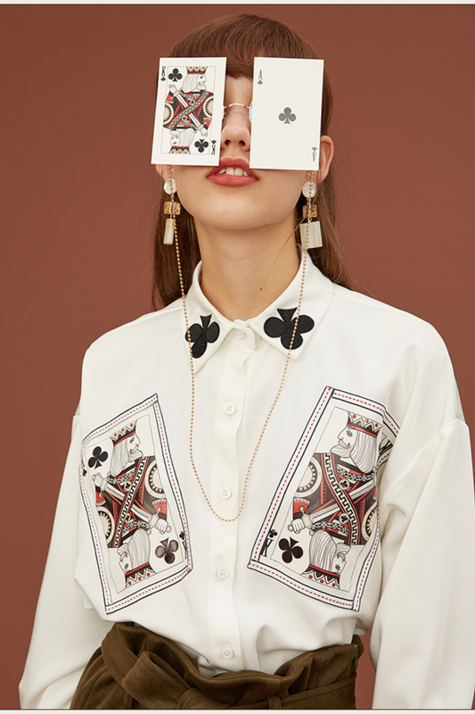 トランプアートシャツ