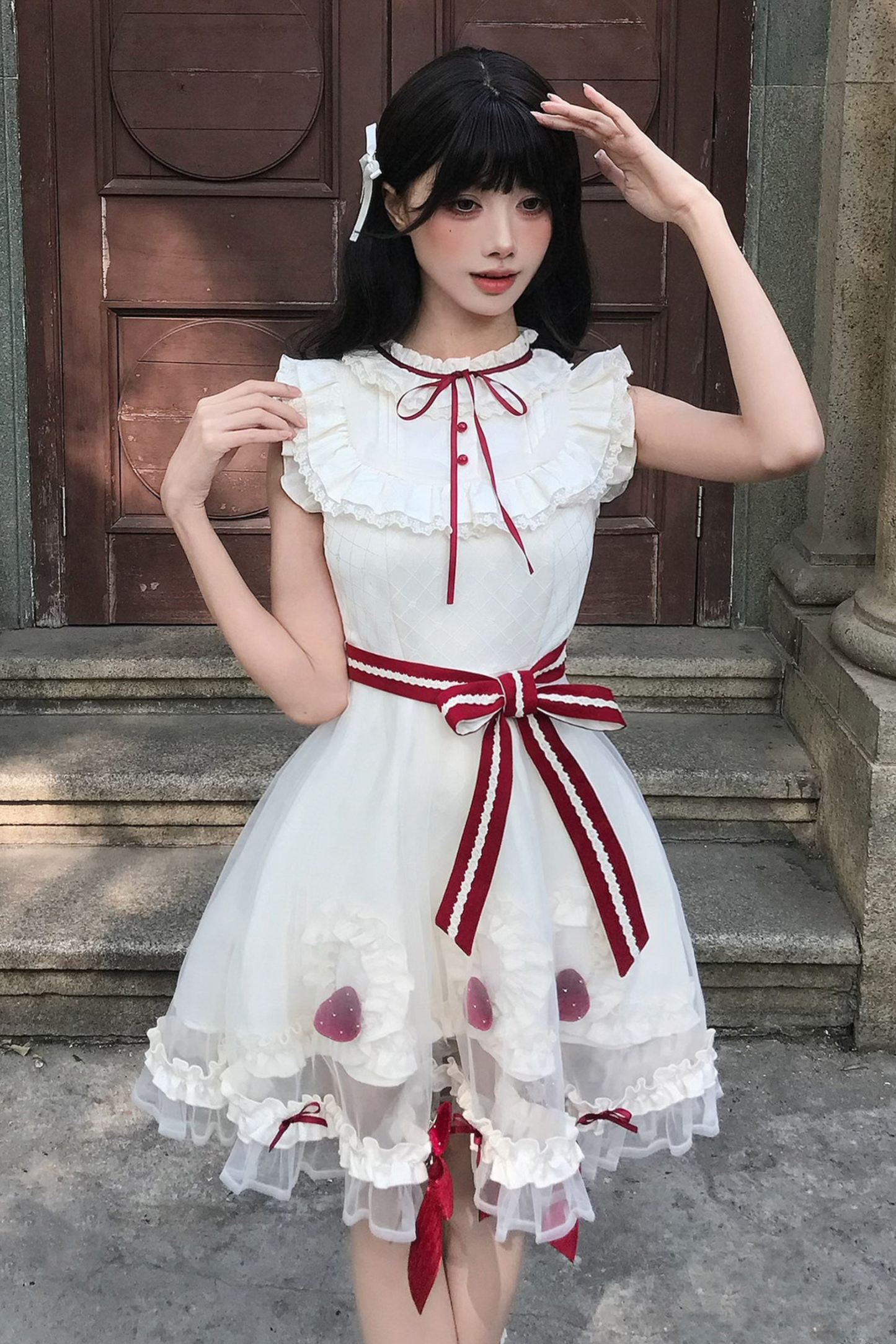 Strawberry Mousse Cake Lolita Dress