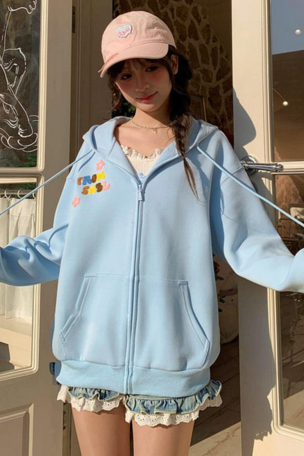 Sudadera holgada Mori Girl