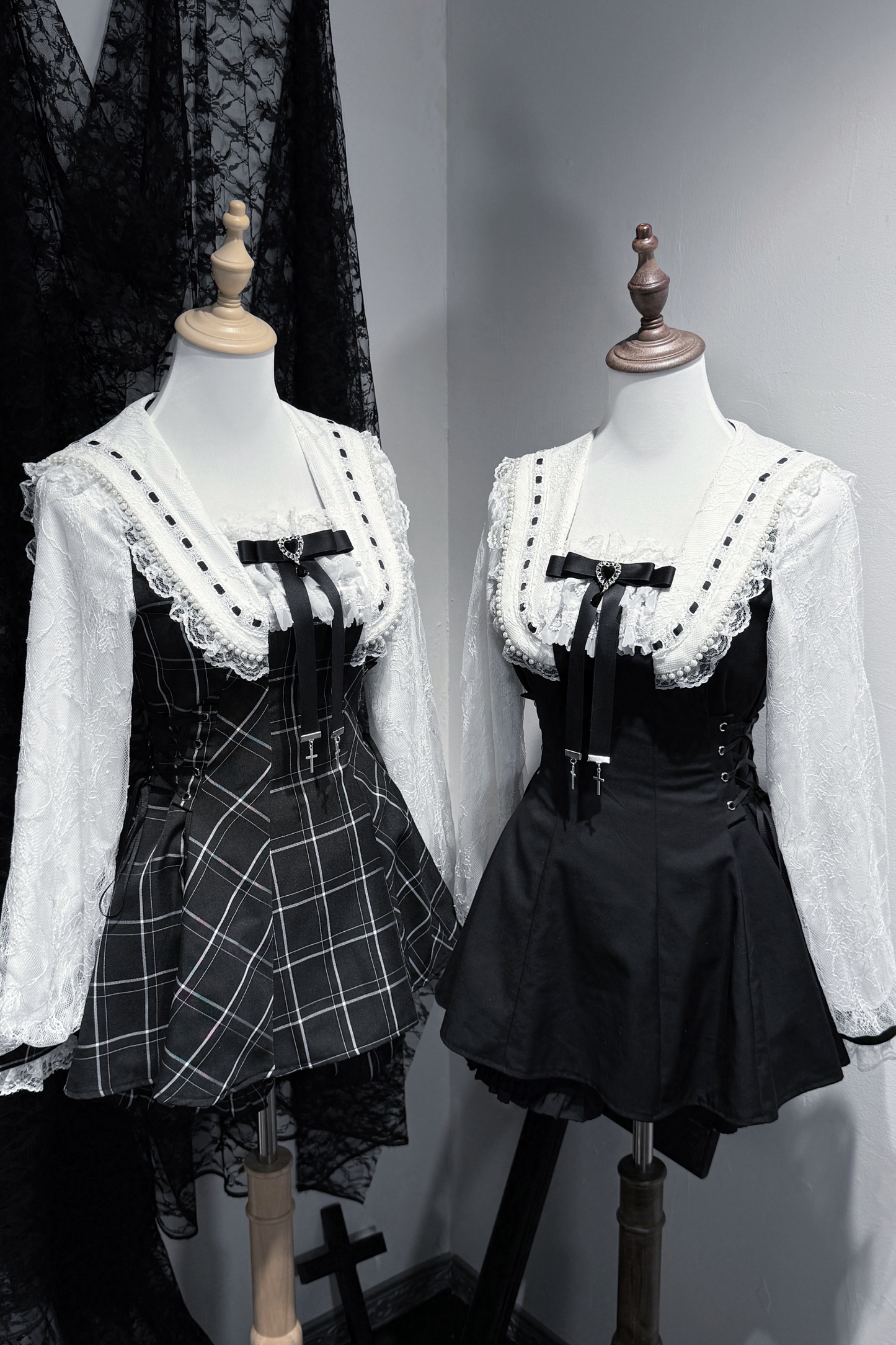 Mine ribbon flared top + shorts