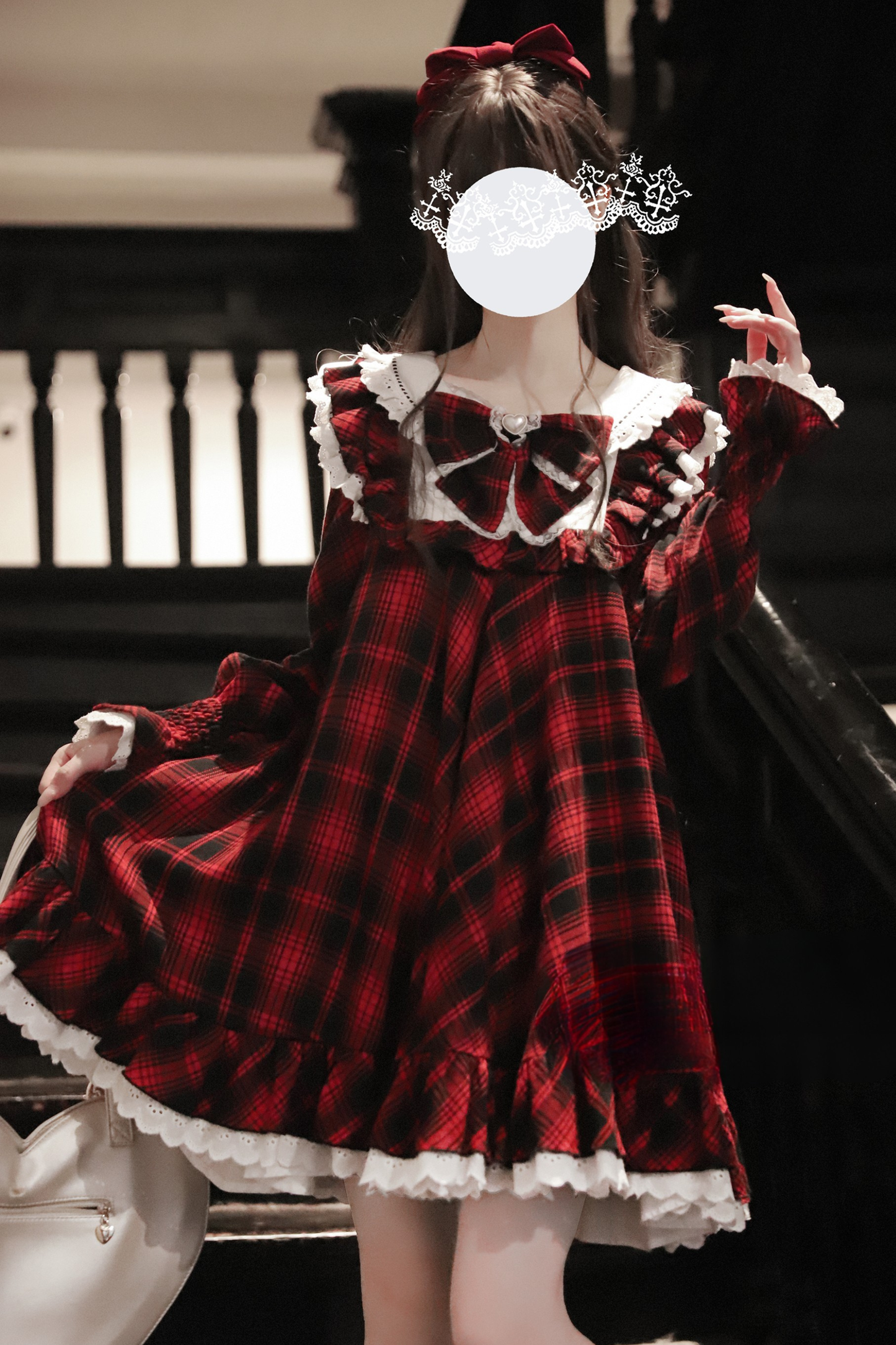 ベリームースガーリーチェックドレス