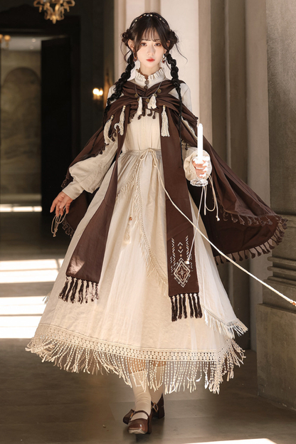 Dream Weaver Dress + Outerwear + Necklace