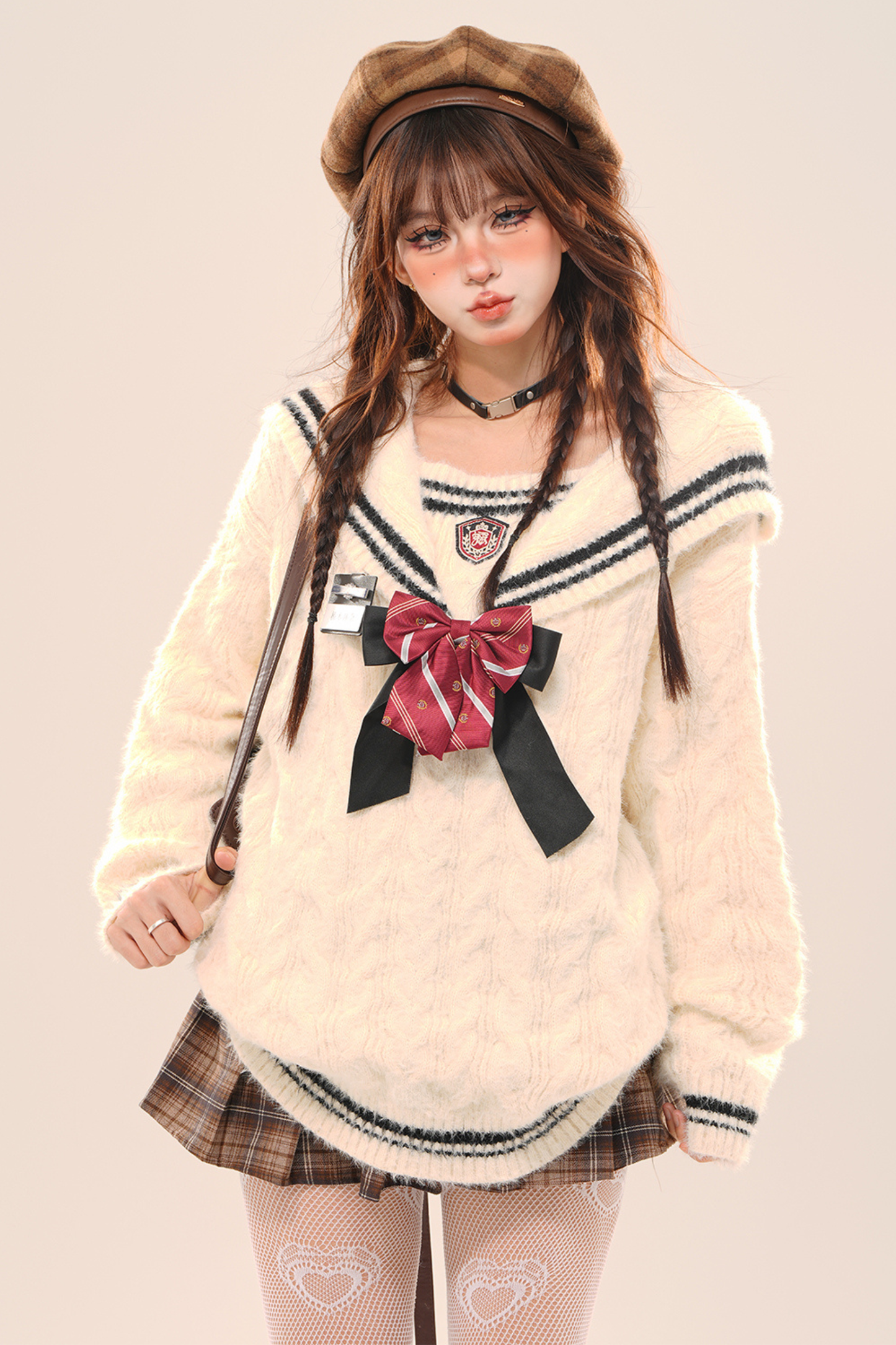 スクールセーラーニット