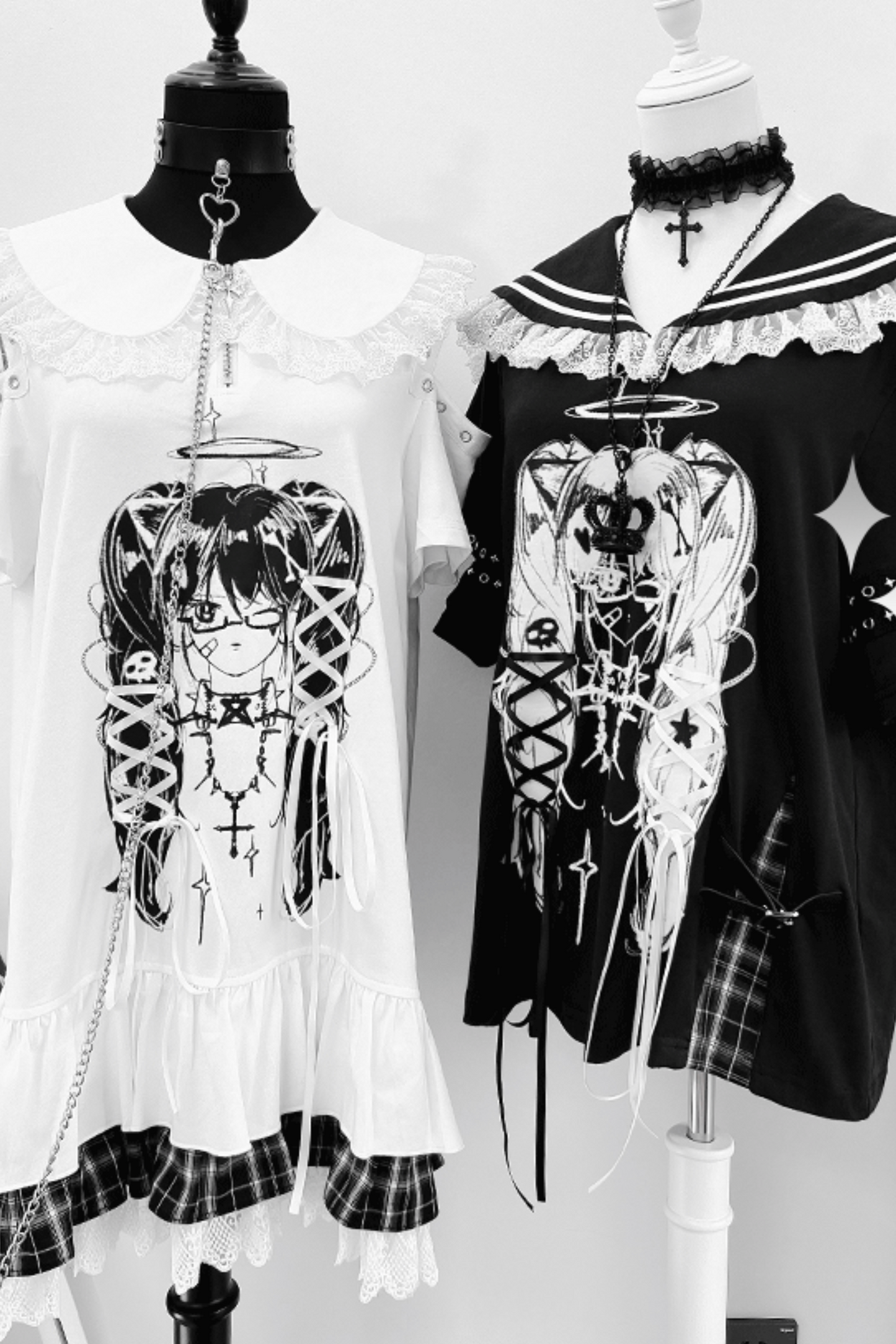 フリル地雷アニメーショントップス