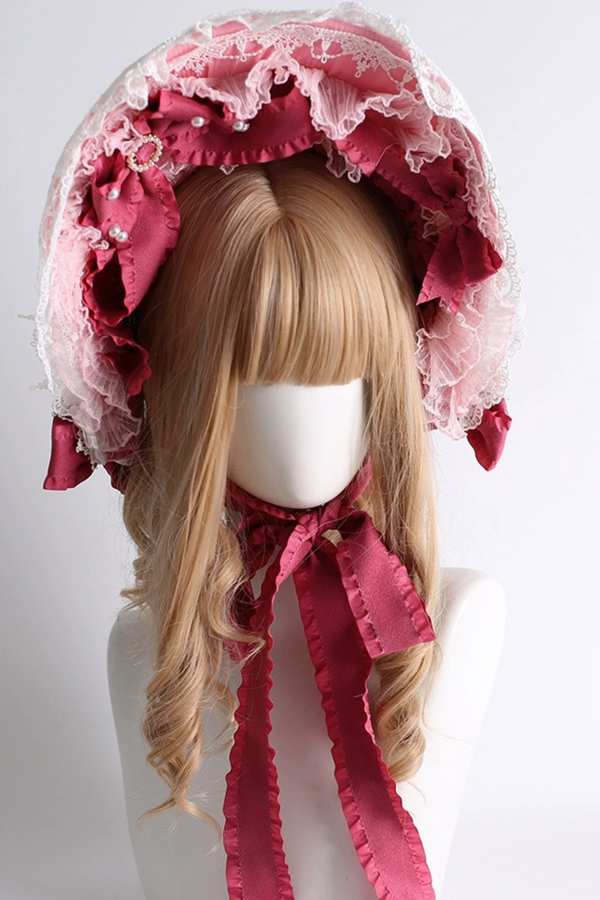 Rose Red Velvet Cake Doll Accessories
