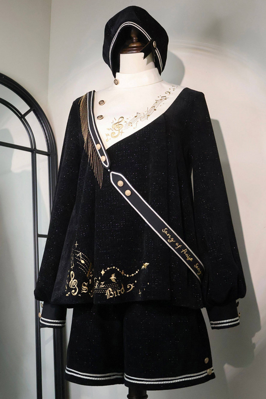 Prince Academy Lolita Top + Shorts + Hat