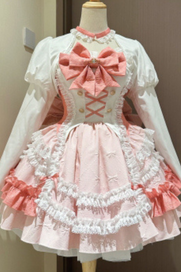 [Reservations] Berry Heart Frilled Ribbon Lolita Set
