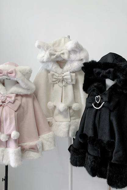 猫耳スノーケープ