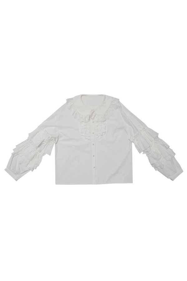 Camisa de patchwork con cuadrícula rosa muñeca