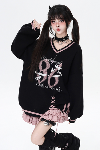 ナンバースウィートクールルーズセーター