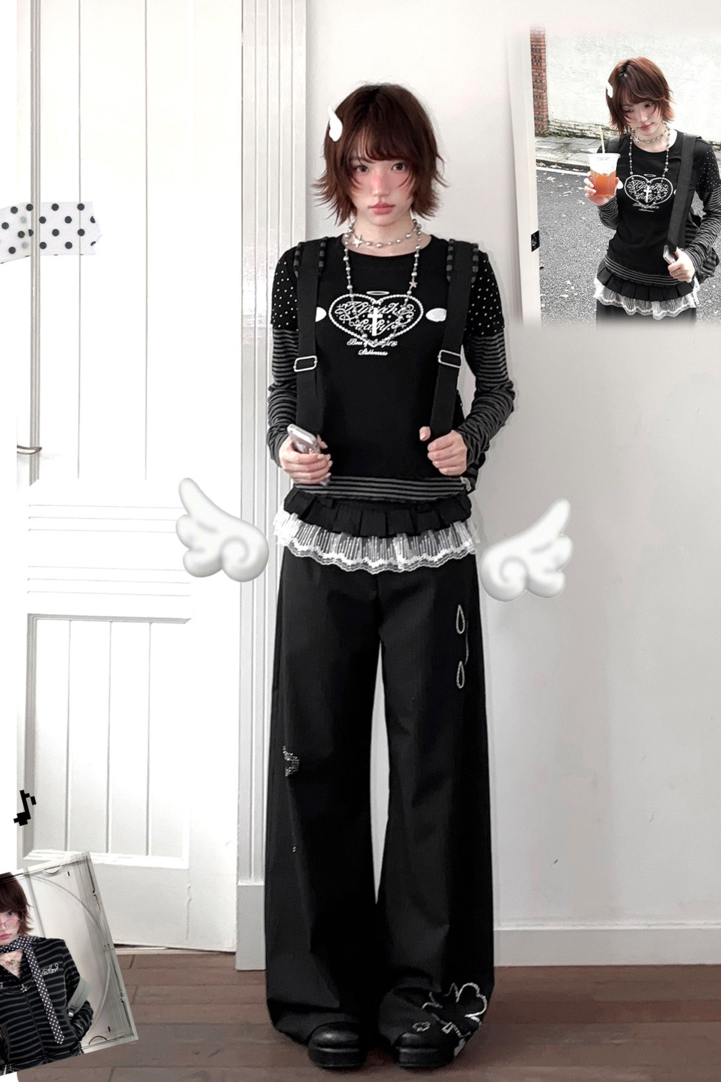 Heart Angel Paradise Top + Wide Pants