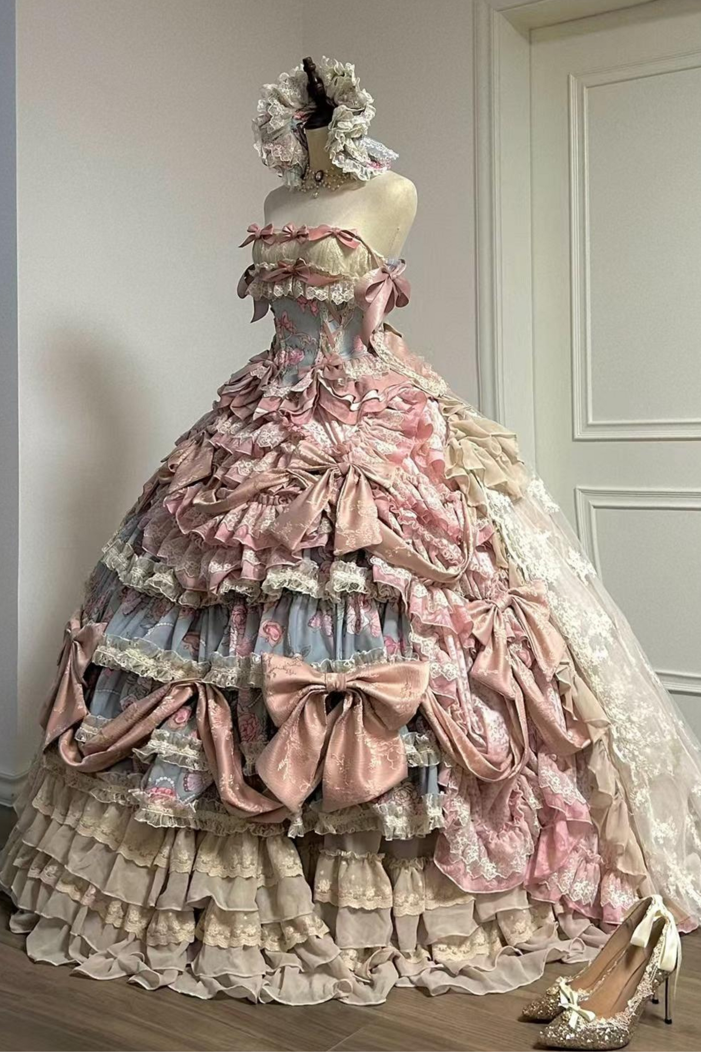 ジュエルローズフラワーマリッジロリータセットアップ