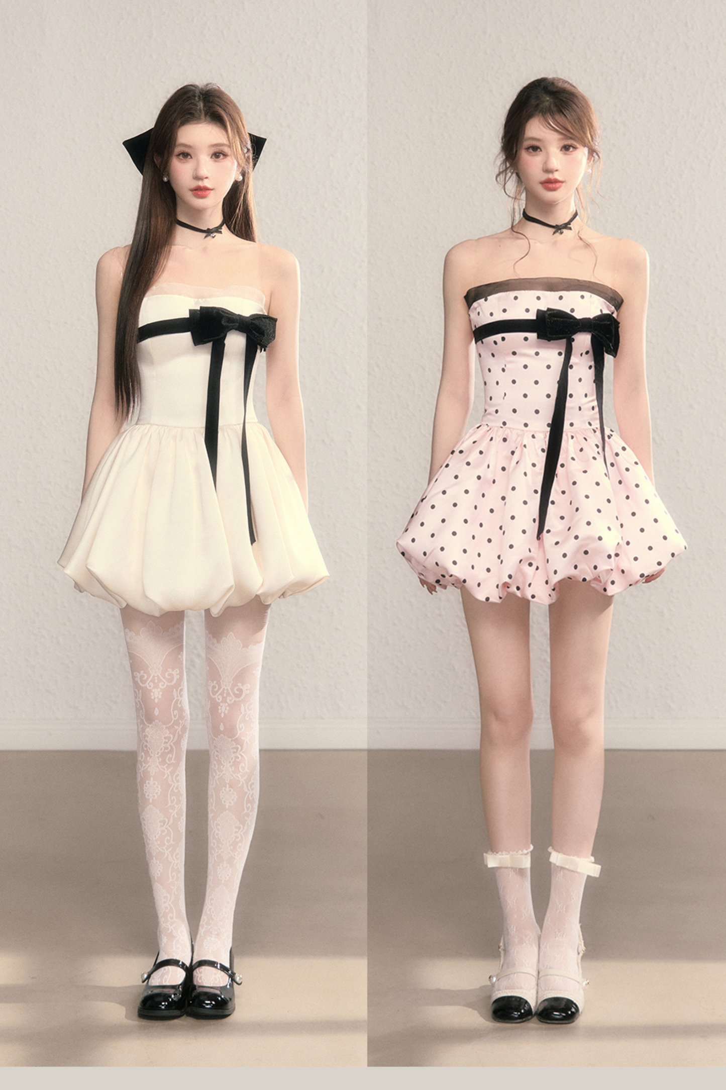 ピュアガールバルンオフショルダードレス