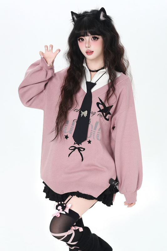 Heartbeat College Loose Knit