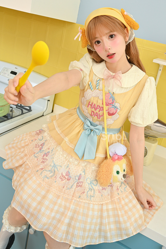 [Reservation Product] Daily Ribbon Cake Doll Light Lolita Dress