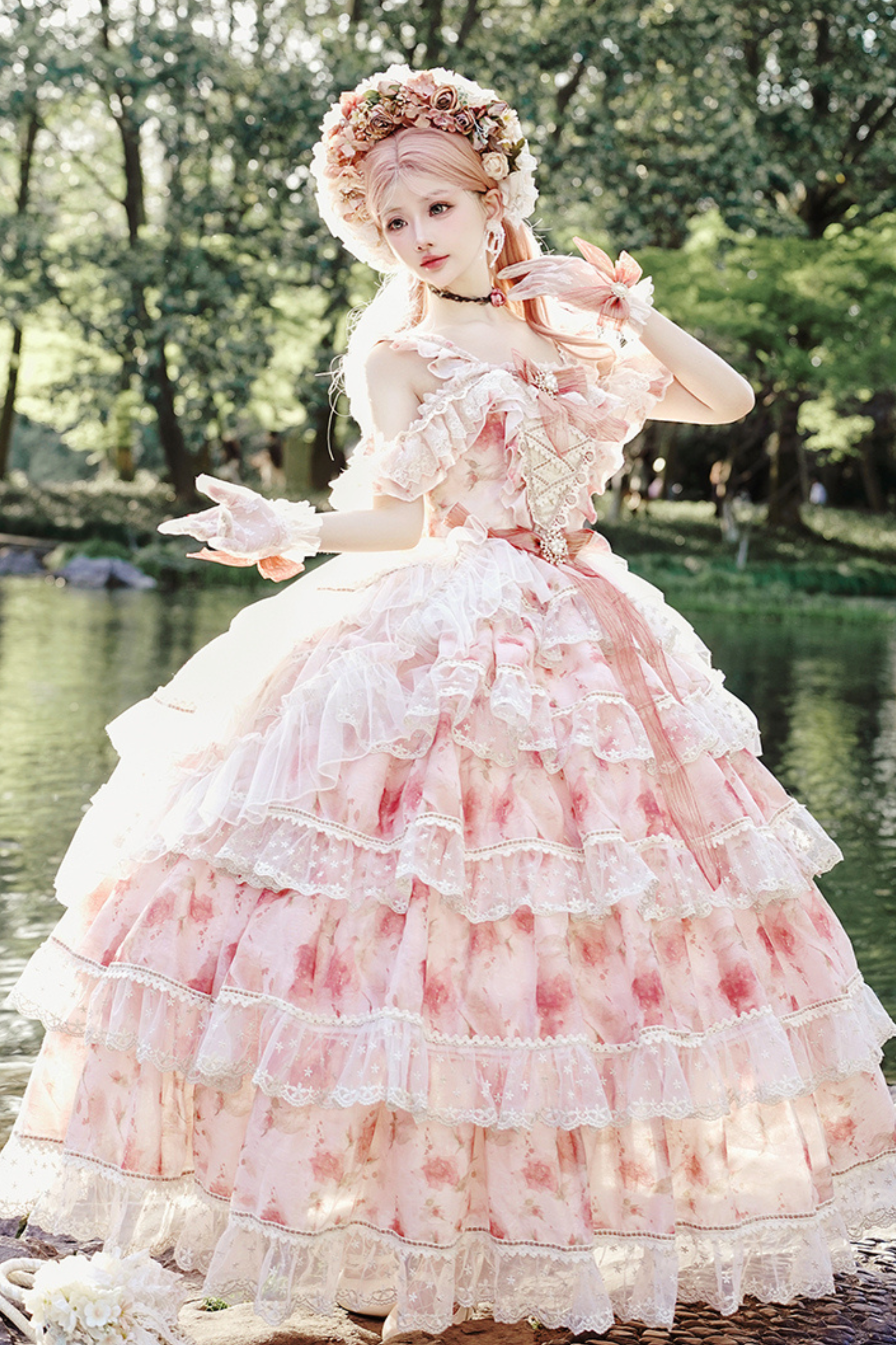 ゴージャスウェディングプリンセスロリータドレス – Belchic ゴージャスウェディングプリンセスロリータドレス – Belchic