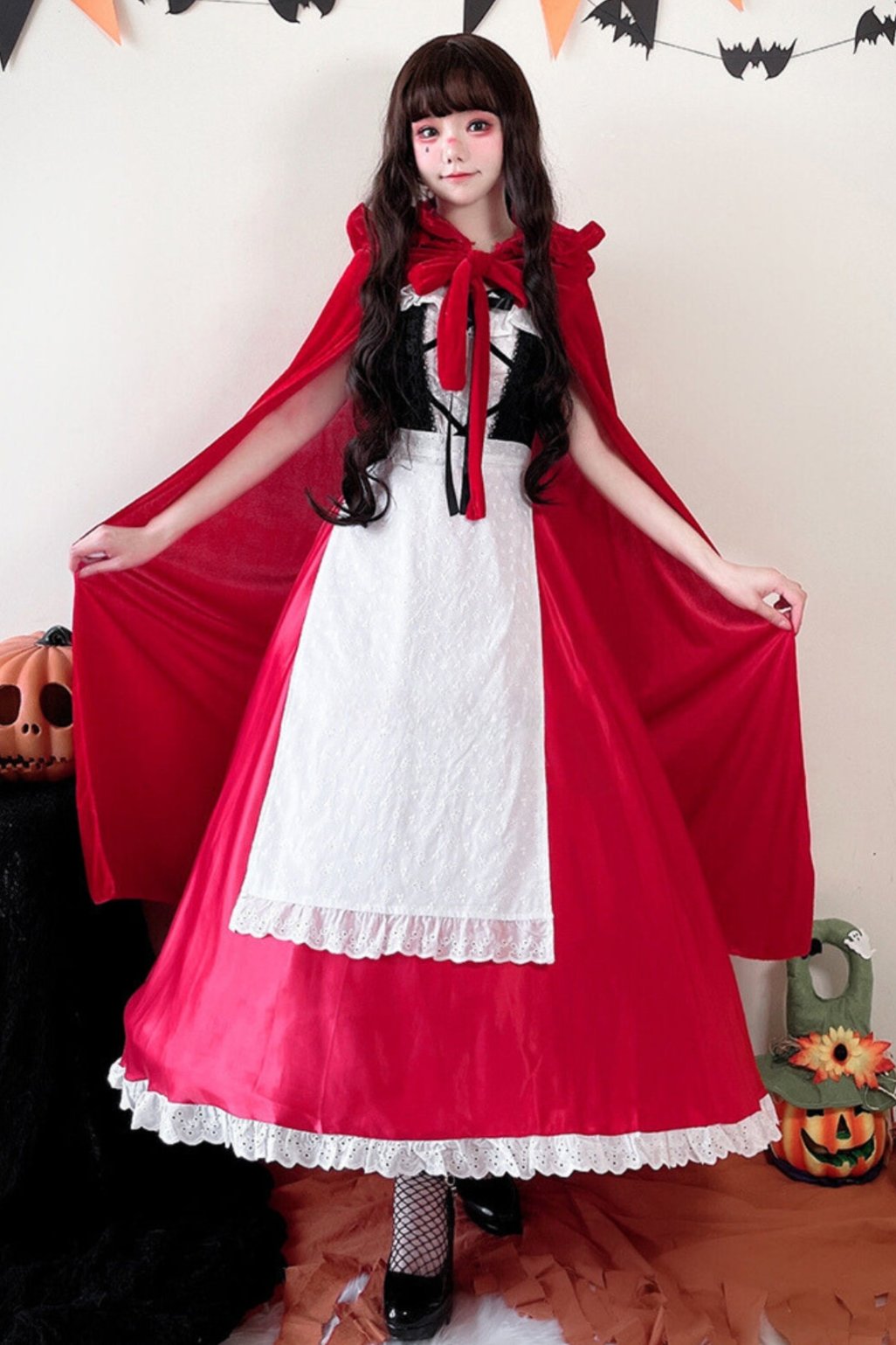 Witch Cape Puffy Princess Dress