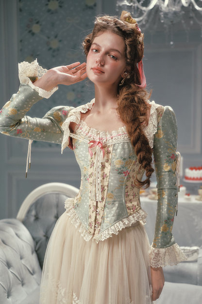 Fabric French Corset Top