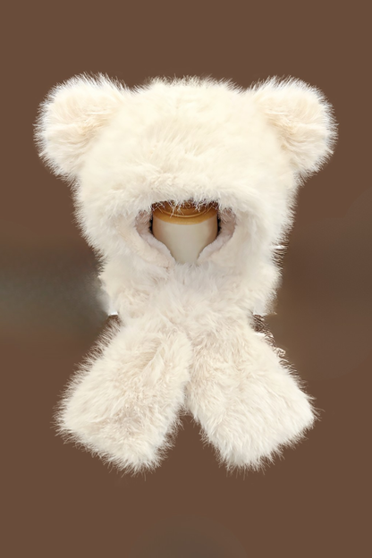 ファーベアマフラーハット