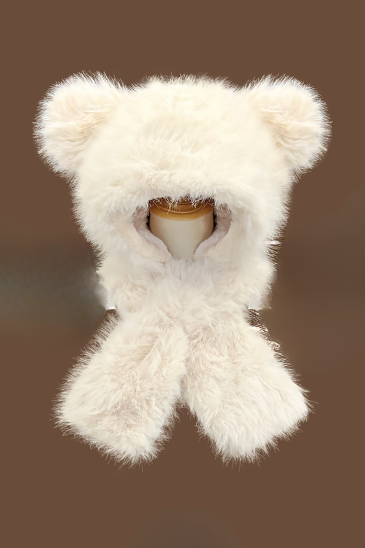 ファーベアマフラーハット