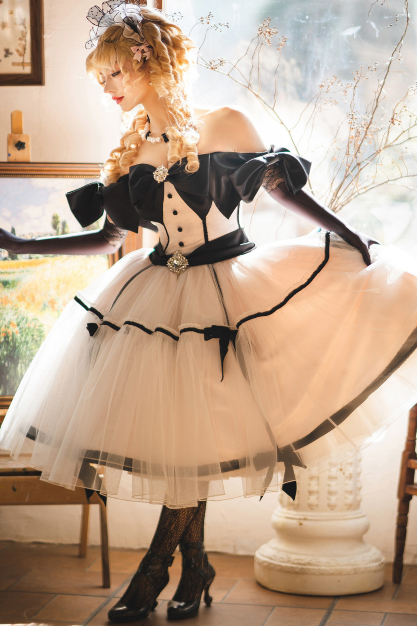 Elegant Vintage Sweet Lolita Dress