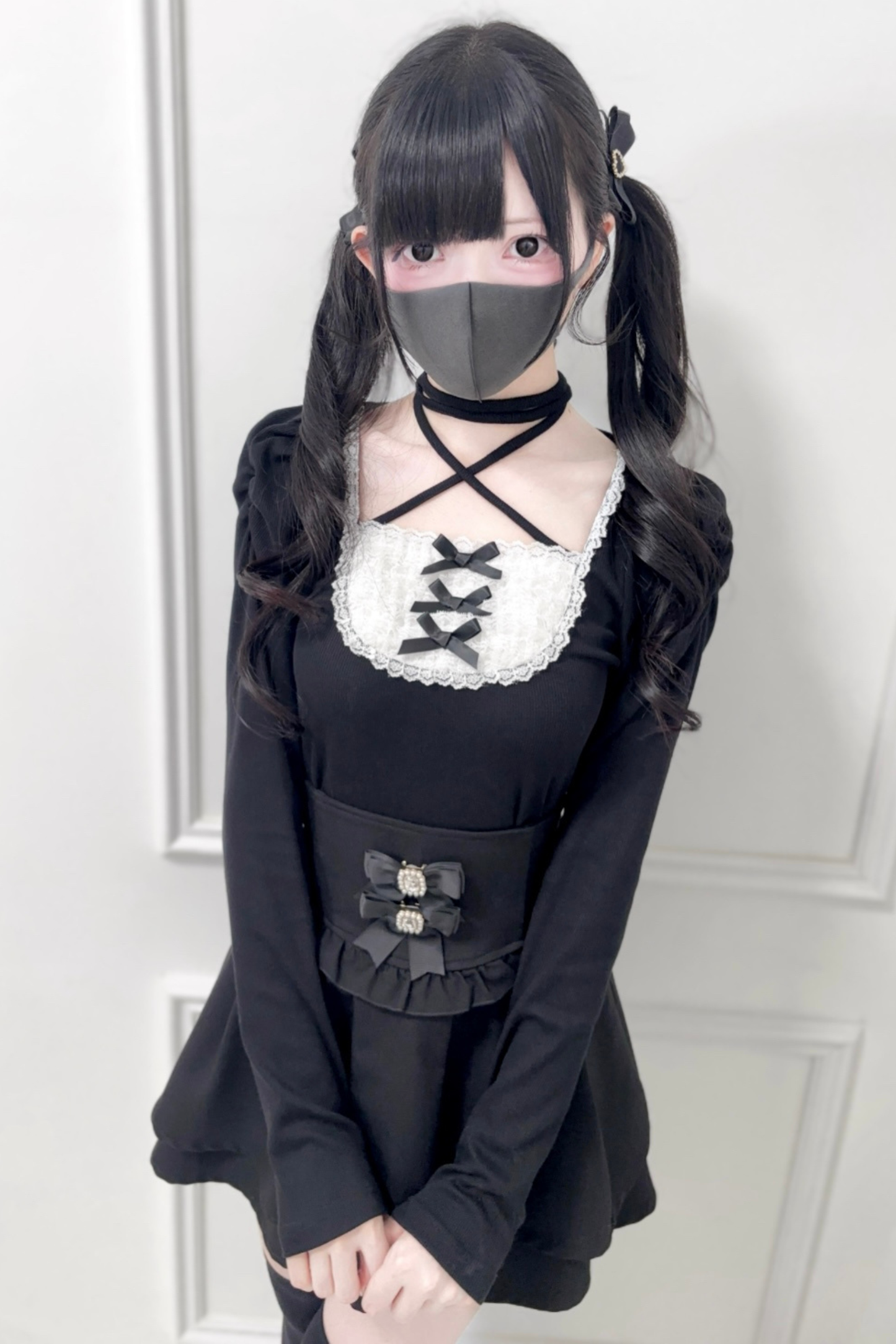 Ribbon Strap Knit Top