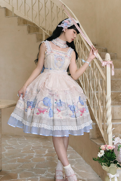 Pure fantasy cabinet dress + jumper skirt + apron