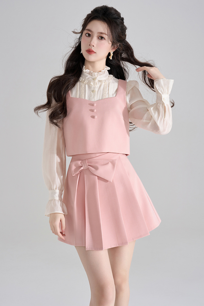 Ensemble Top + Flare Skirt