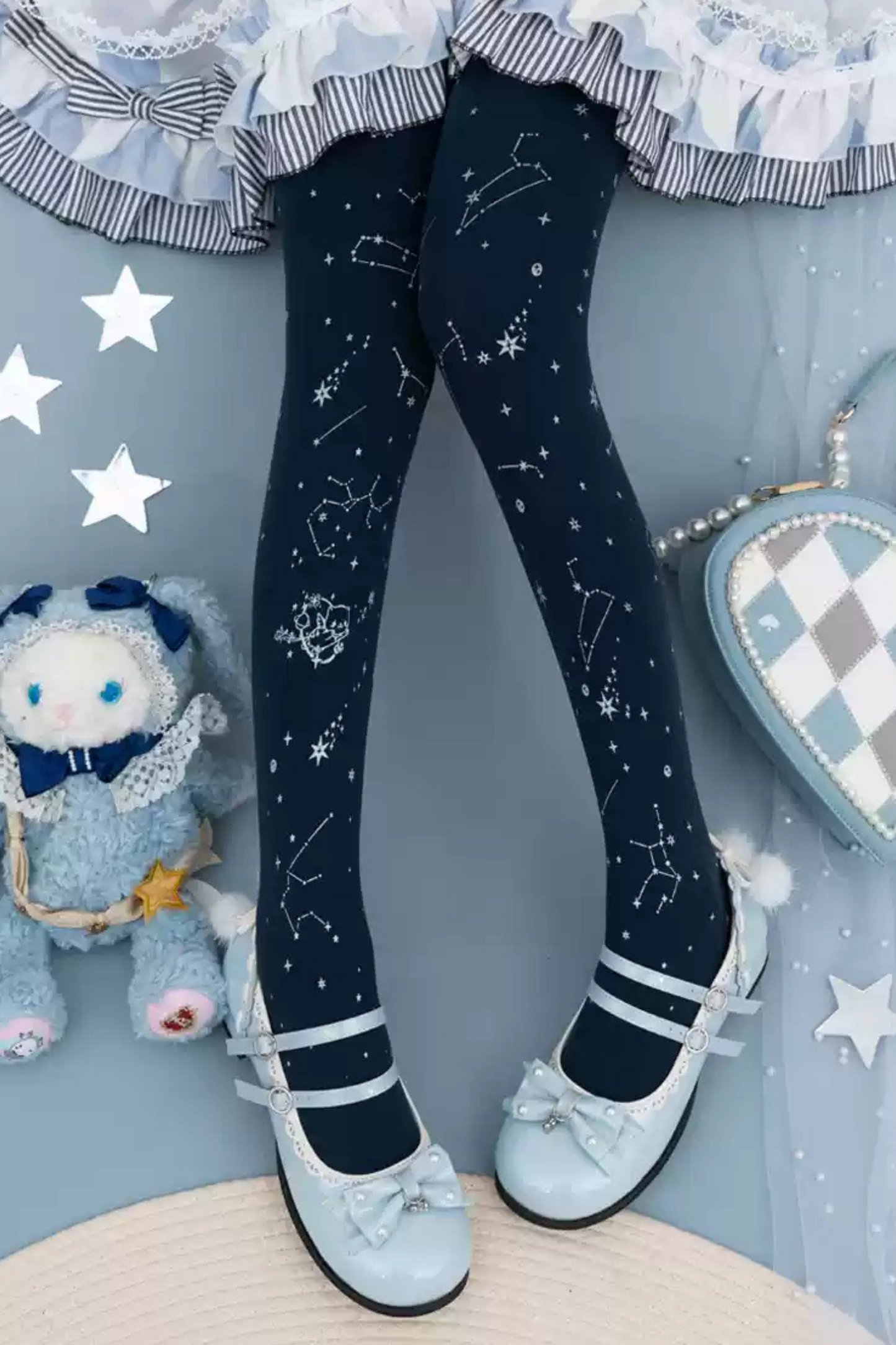 Cat in the Starry Sky x Constellation Lolita Tights