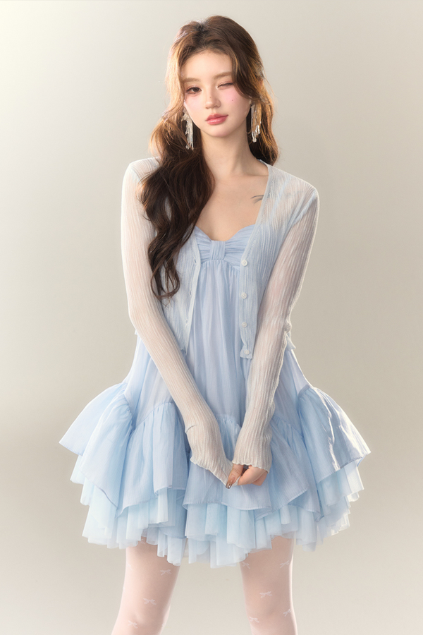 アイスシルクシアーカーディガン