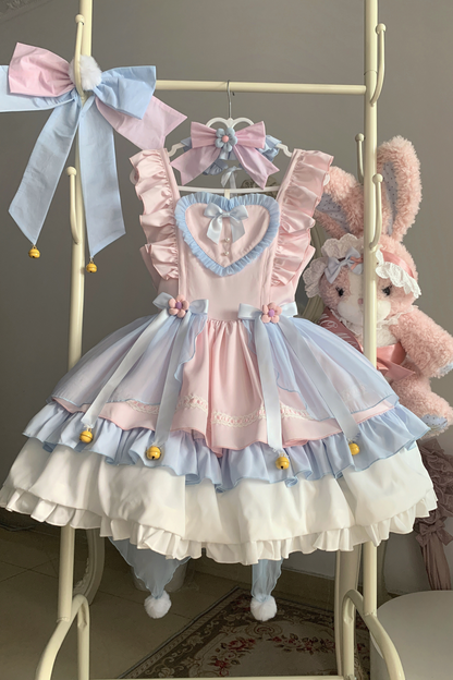 Sweetheart Rabbit Pastel Lolita Dress