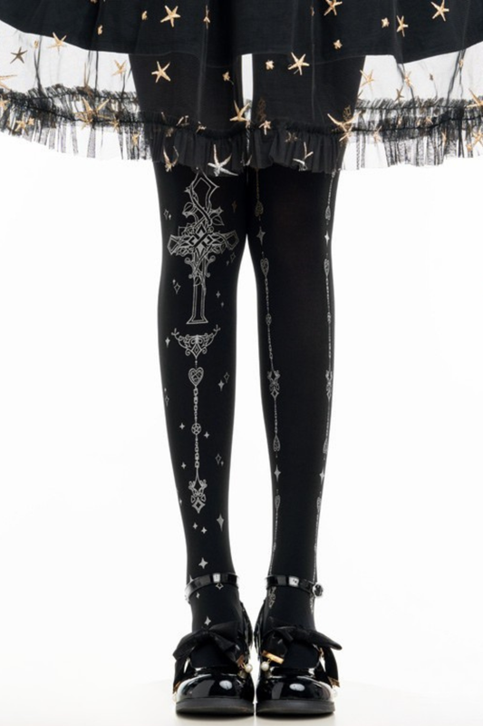 クロスゴシックタイツ