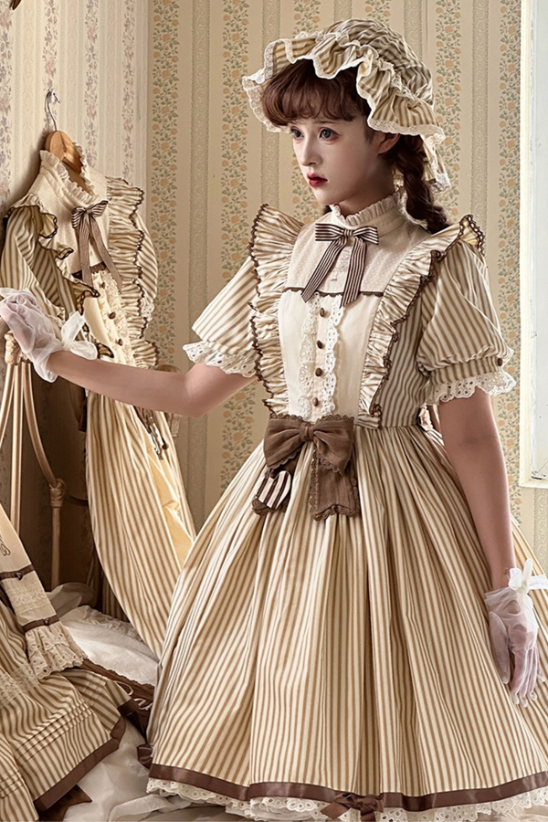 Twilight Town Chocolate Lolita Dress