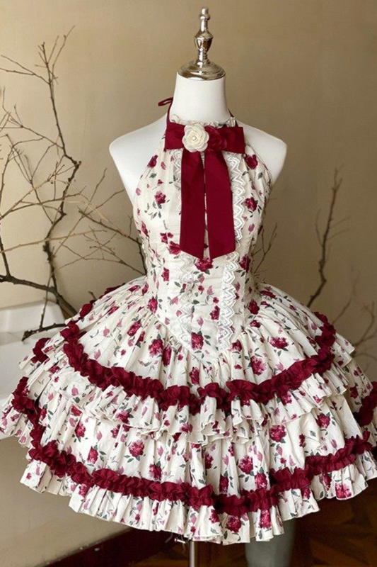 ロマンティックスイートロマンローズドレス+ヘアアクセサリー