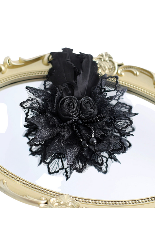Gorgeous feather Lolita hair accessories