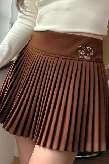 レトロガーリープリーツスカート