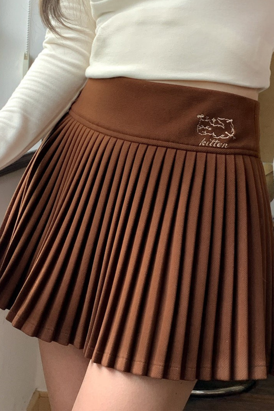 レトロガーリープリーツスカート