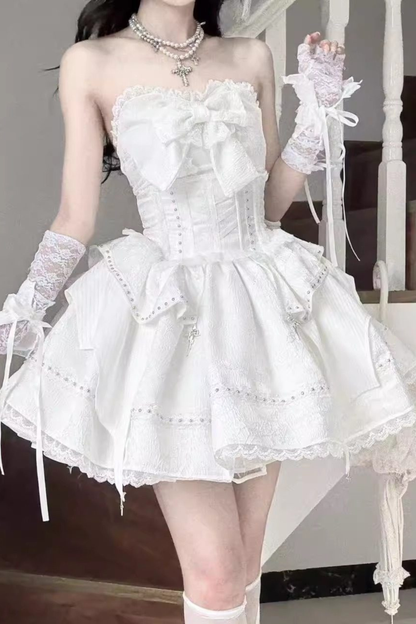 ミストホワイトゴシックロリータセット