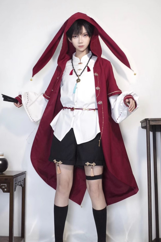 バニーフードプリンスアウター+シャツ+ショートパンツ