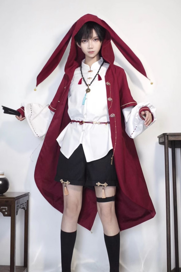 バニーフードプリンスアウター+シャツ+ショートパンツ