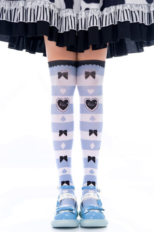 アリスボーダータイニーハイソックス