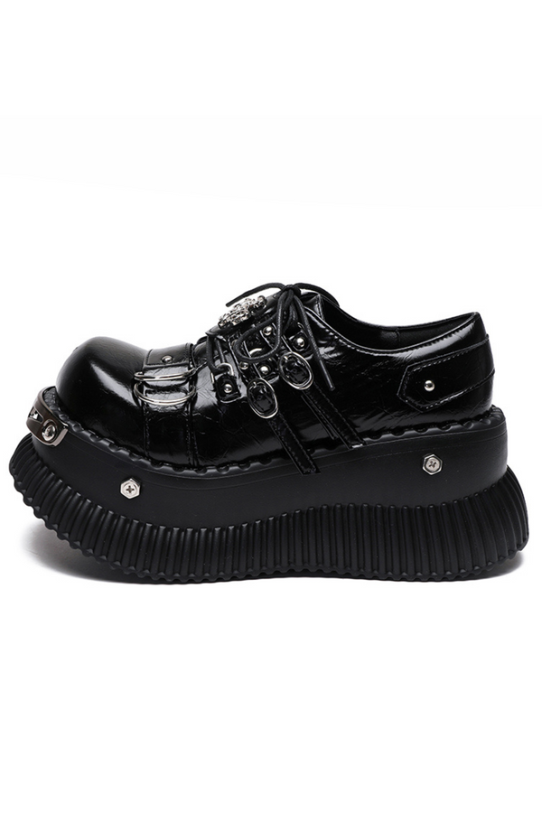 Molded Silver Bader's Thick Shoes 