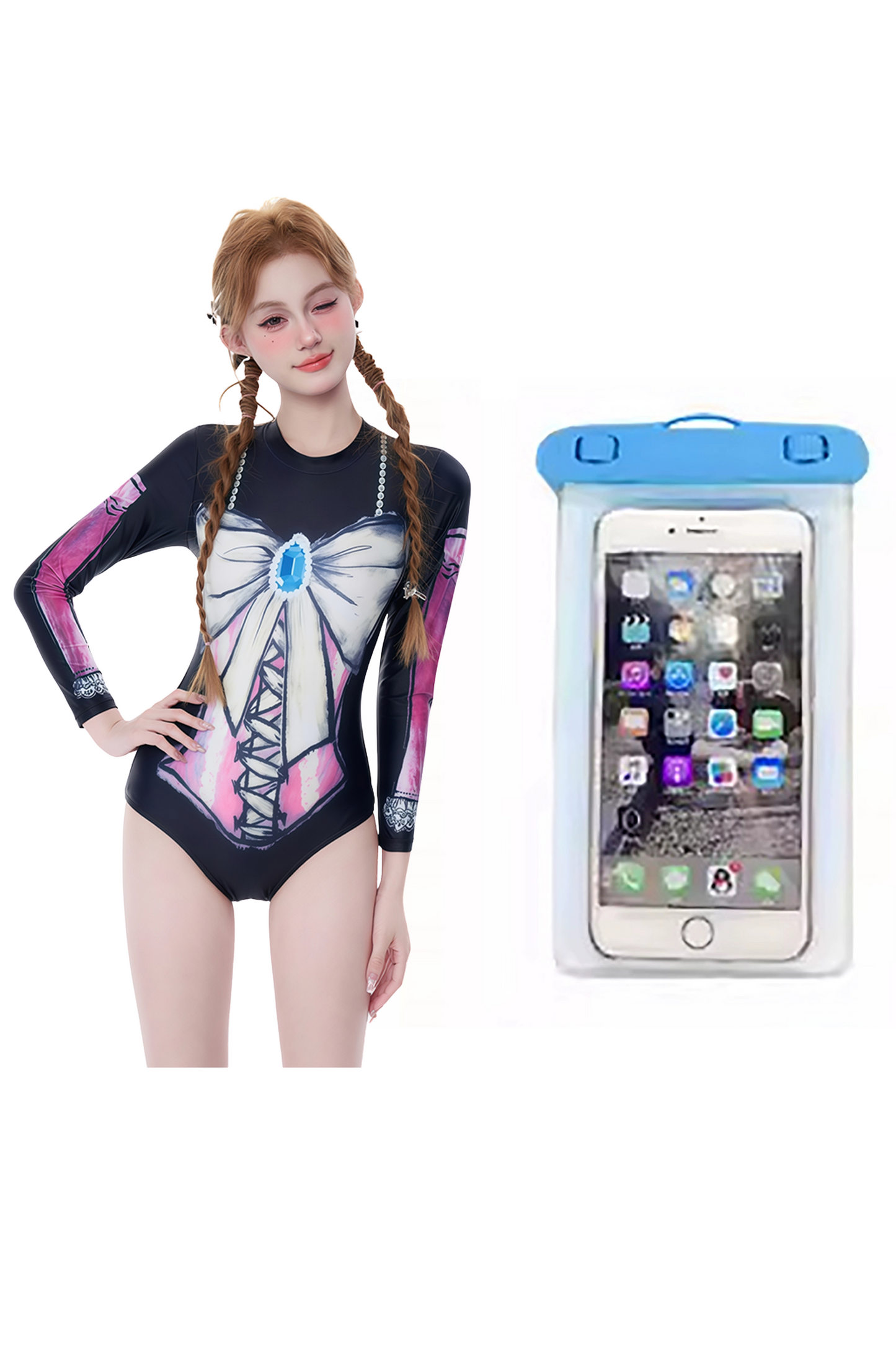 スタイリッシュワンピーススーツ水着