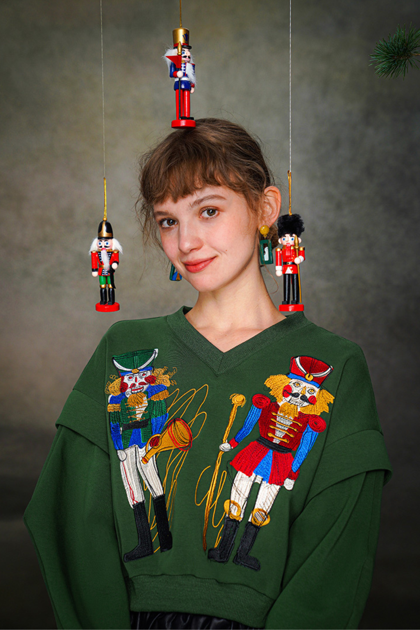 Retro Toy Wide V-Neck Top