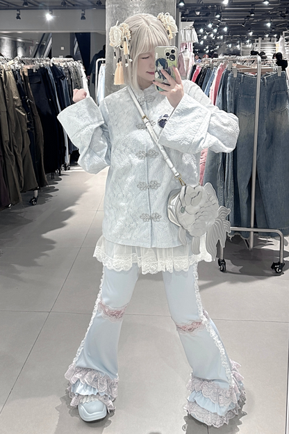 China Buckle Little Top + Uras Camisole + Flared Pants