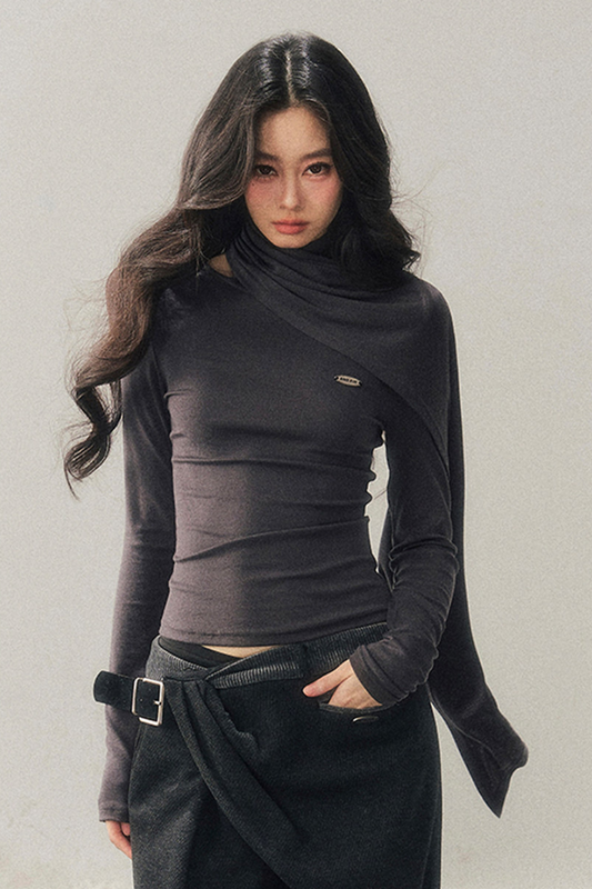 American-Style Waist-Cinching Slim Top