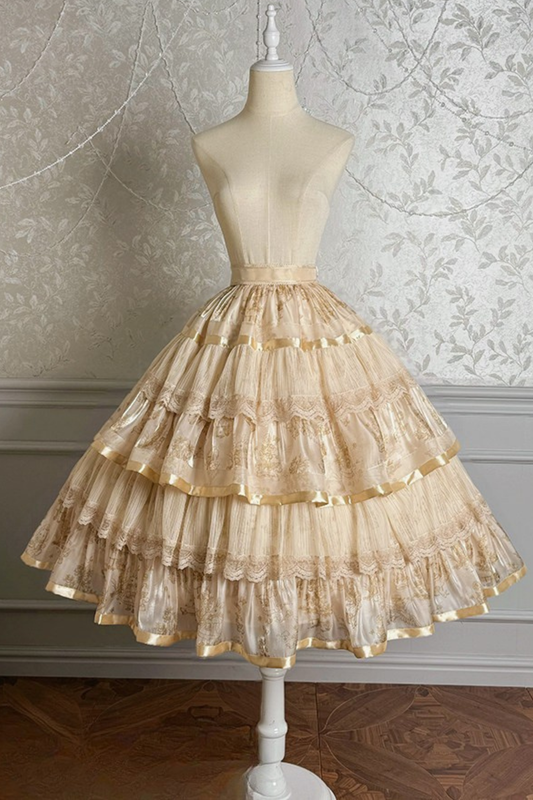 [Pre-order Deadline: April 3] Fantasy Tiered Lolita Skirt